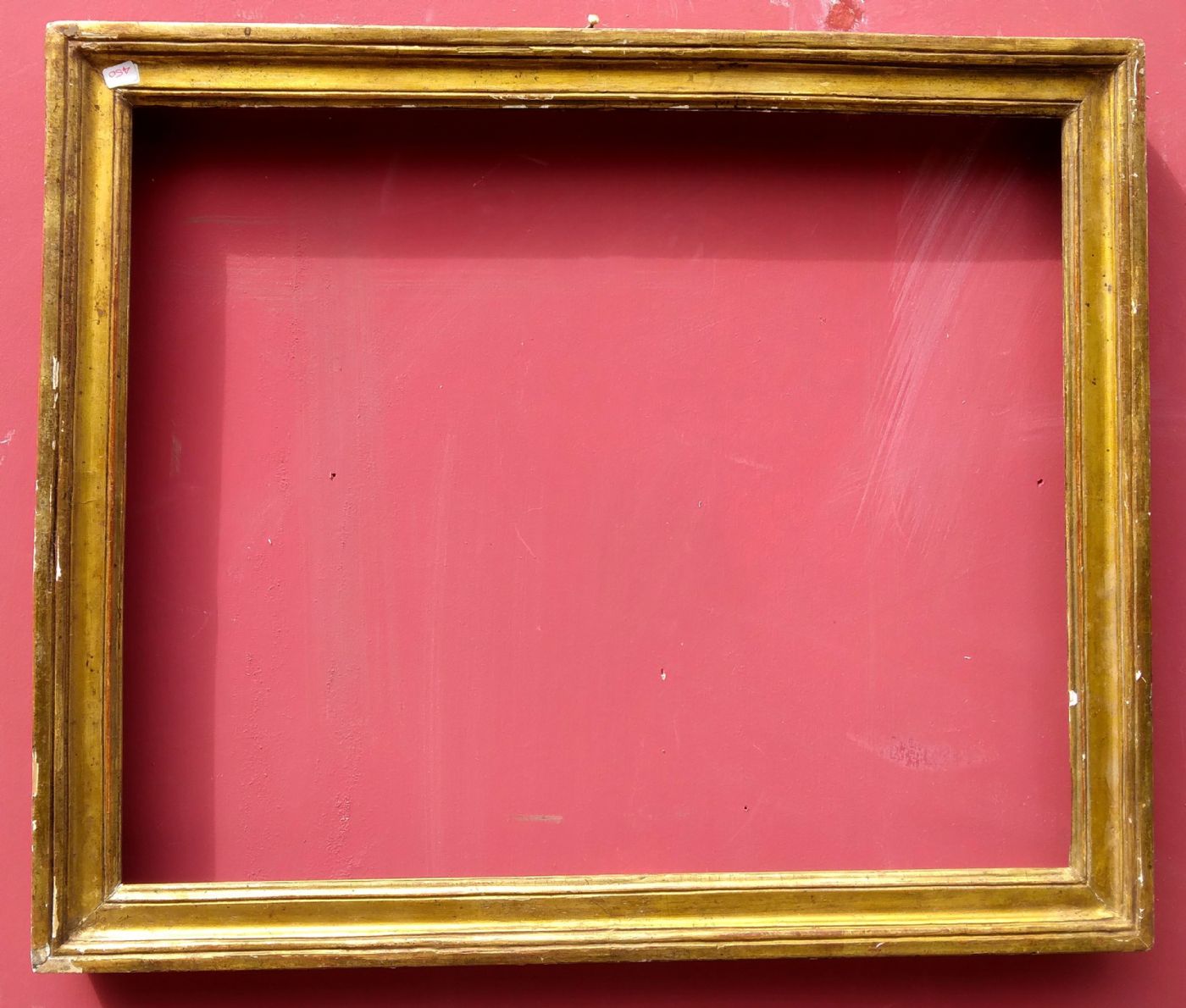 cornice in legno dorato ad oro mecca sagoma tipo molura XIX° sec. cm.48 x 39